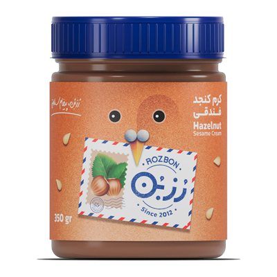 کرم کنجد ﻓﻨﺪقی ٤٠٠ گرمی